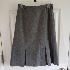 Eddie Bauer Herringbone Wool Skirt